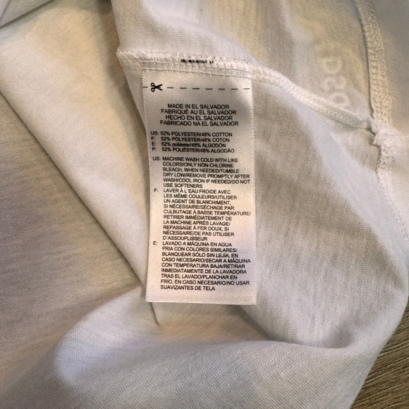 DSG Womens White Racerback Athletic Tank Top Size Small S Workout - Picture 4 of 4